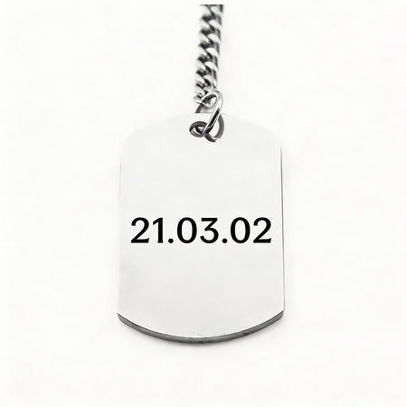 Llavero Militar Personalizable Fechas - Tesoriel
