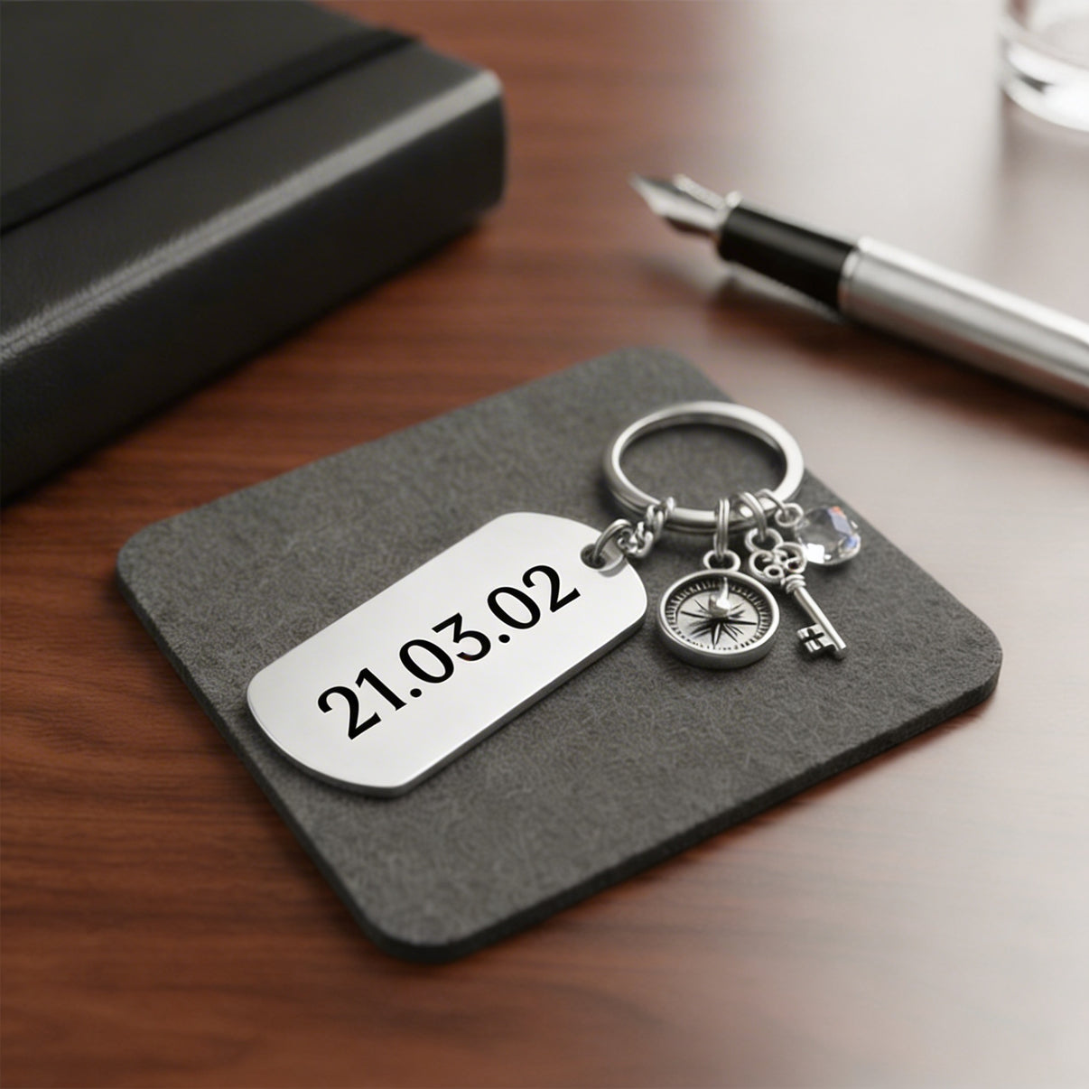Llavero Militar Personalizable Fechas - Tesoriel