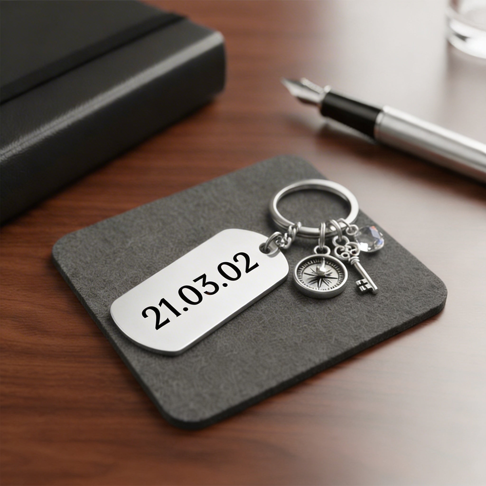 Llavero Militar Personalizable Fechas - Tesoriel