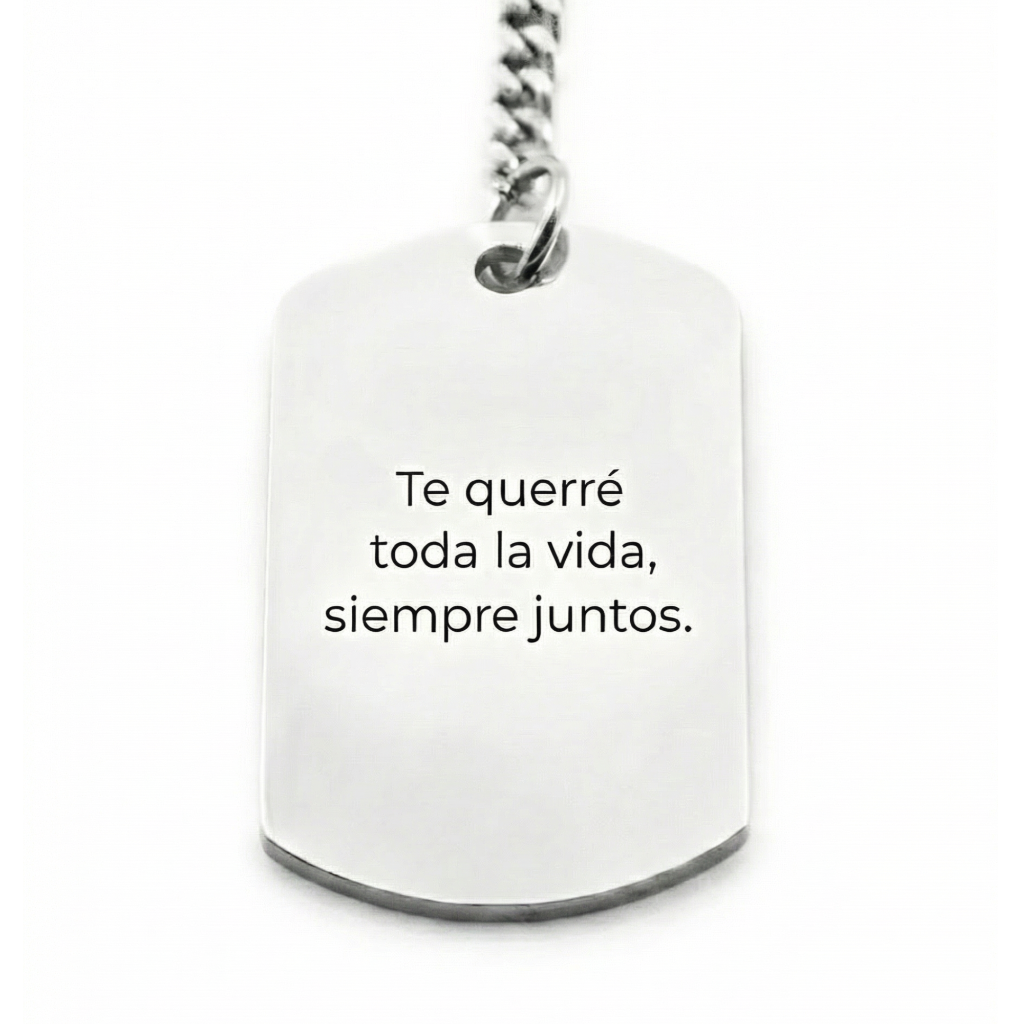 Llavero Militar Rectangular Texto Personalizable - Tesoriel