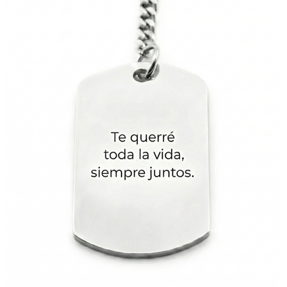 Llavero Militar Rectangular Texto Personalizable - Tesoriel