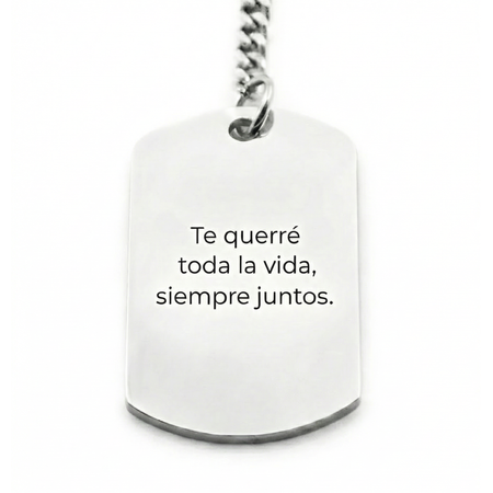 Llavero Militar Rectangular Texto Personalizable - Tesoriel