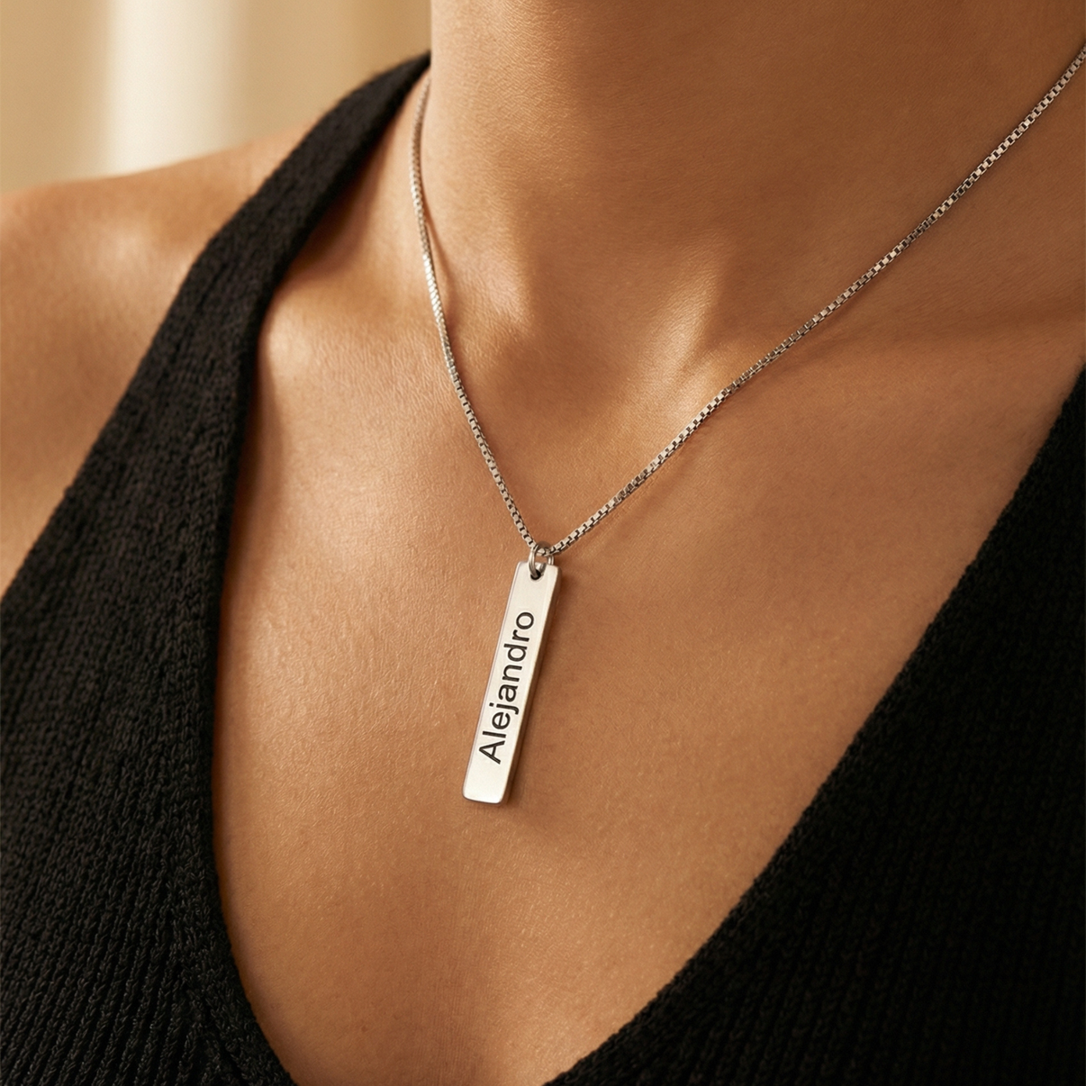 Llavero Militar Rectangular Texto Personalizable - Tesoriel