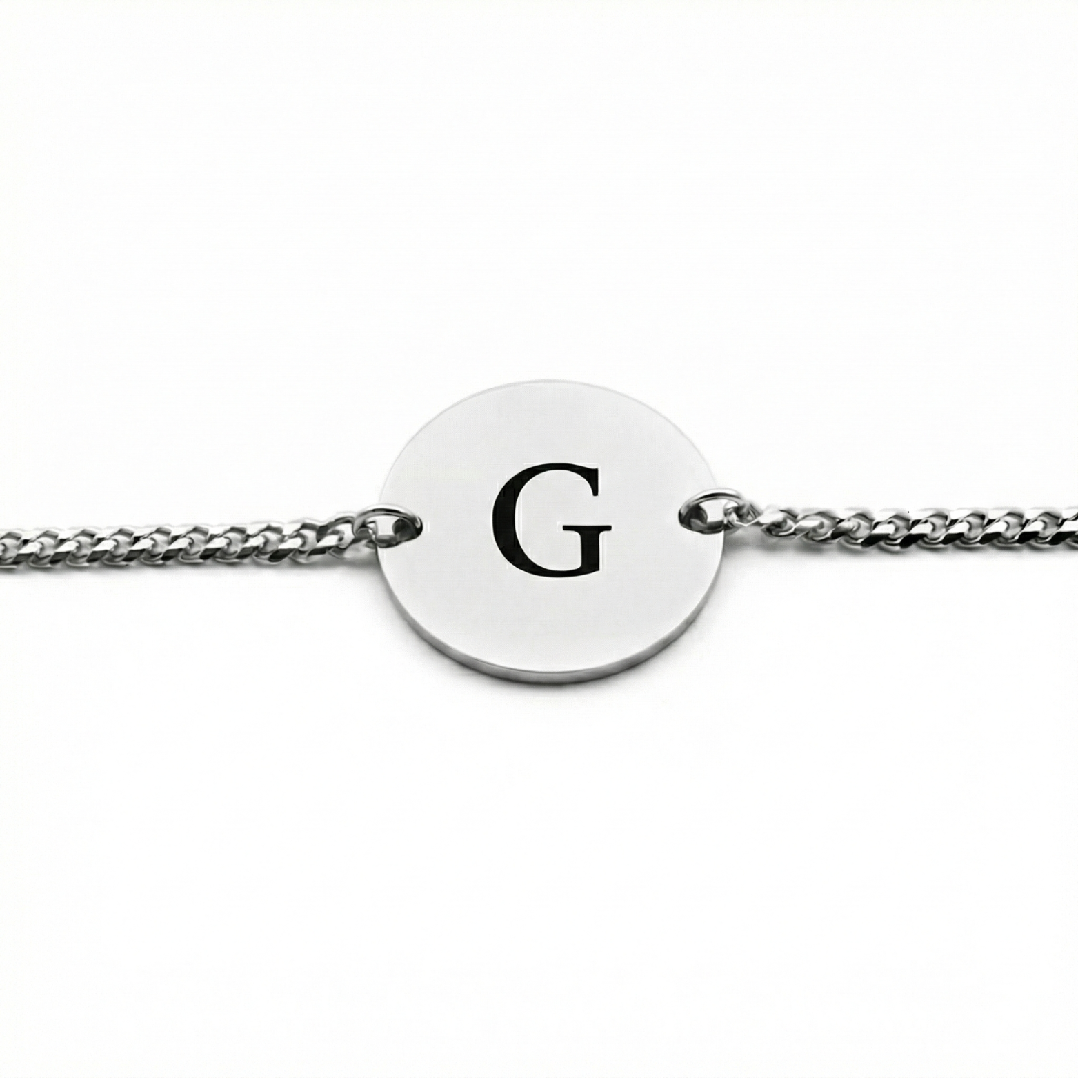 Pulsera Circular Inicial Personalizable - Tesoriel