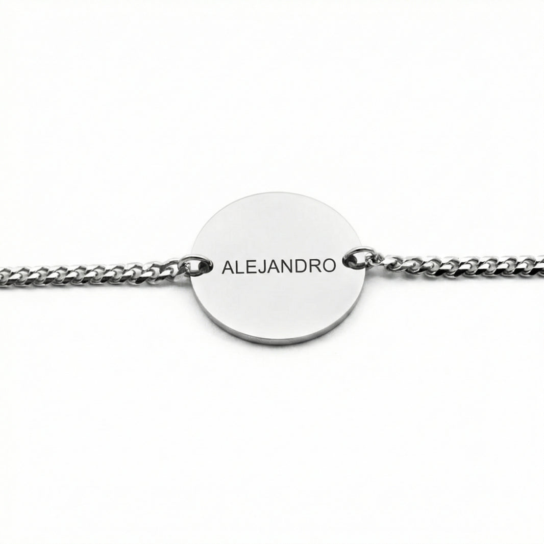 Pulsera Circular Nombre Personalizable - Tesoriel