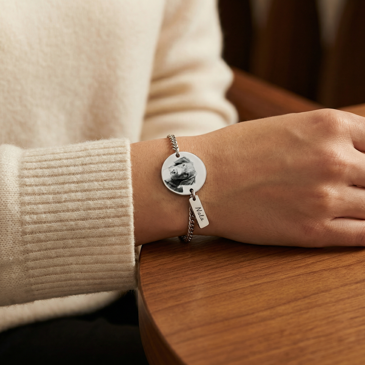 Pulsera Circular Personalizable Mascota - Tesoriel