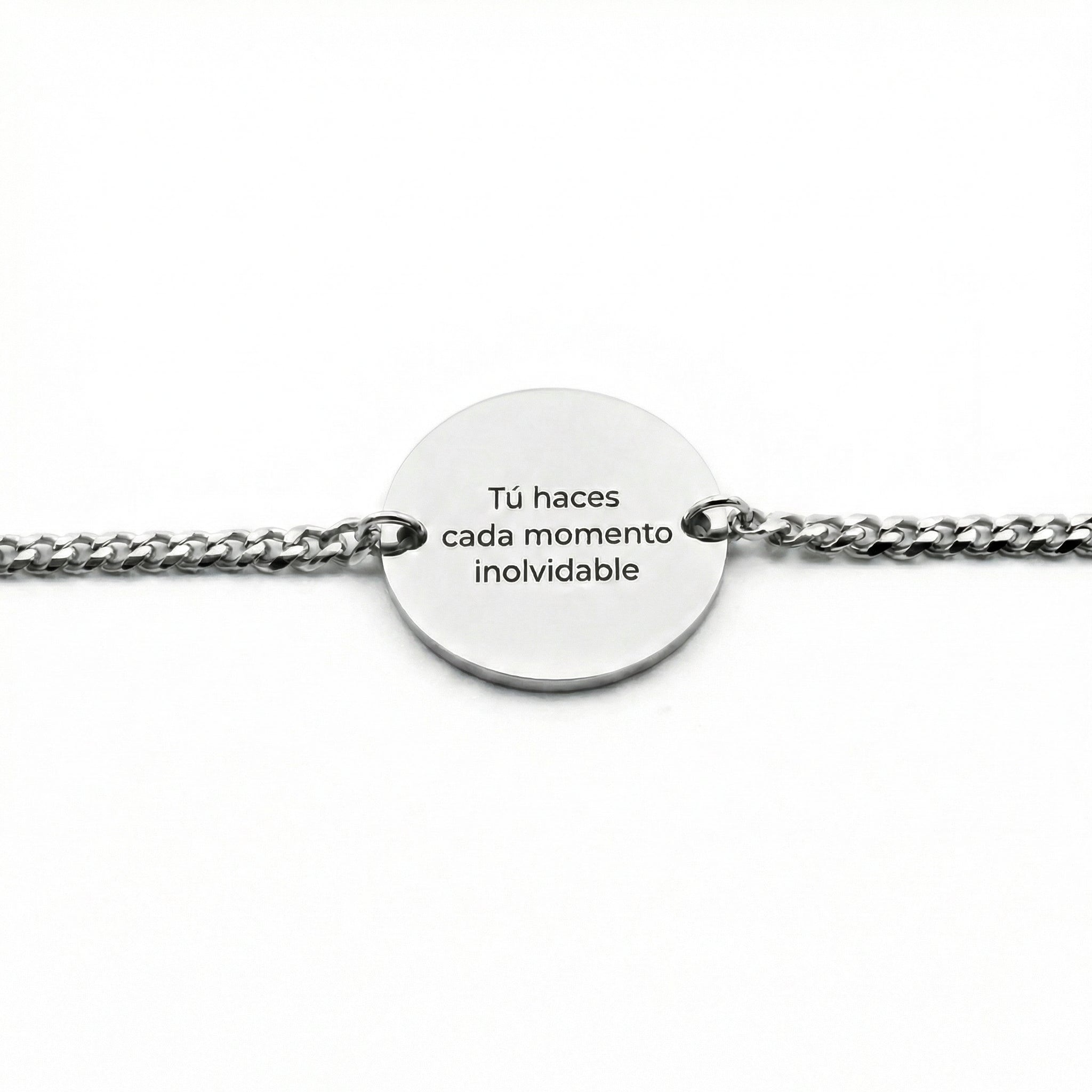 Pulsera Circular Texto Personalizable - Tesoriel