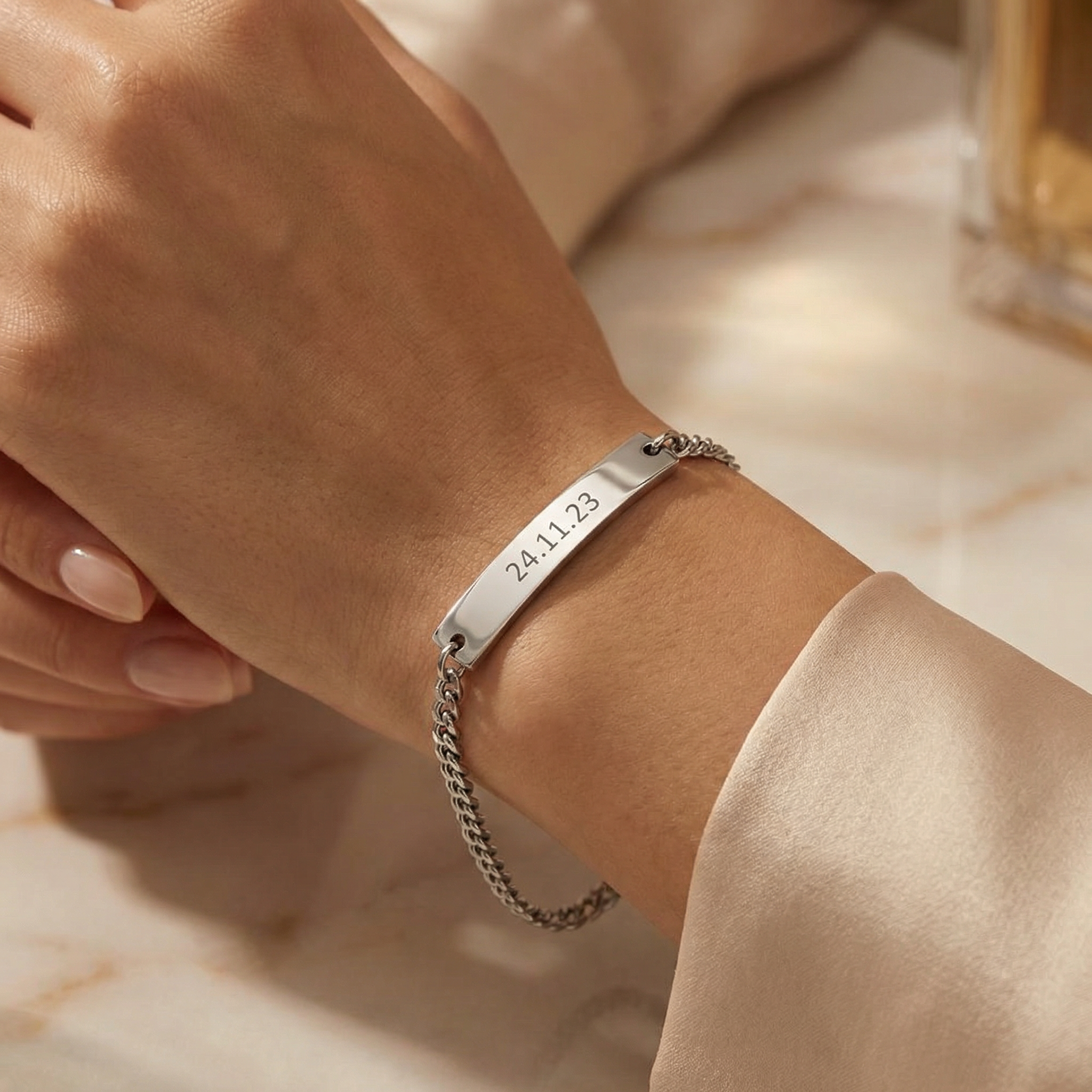 Pulsera Fecha Personalizable - Tesoriel