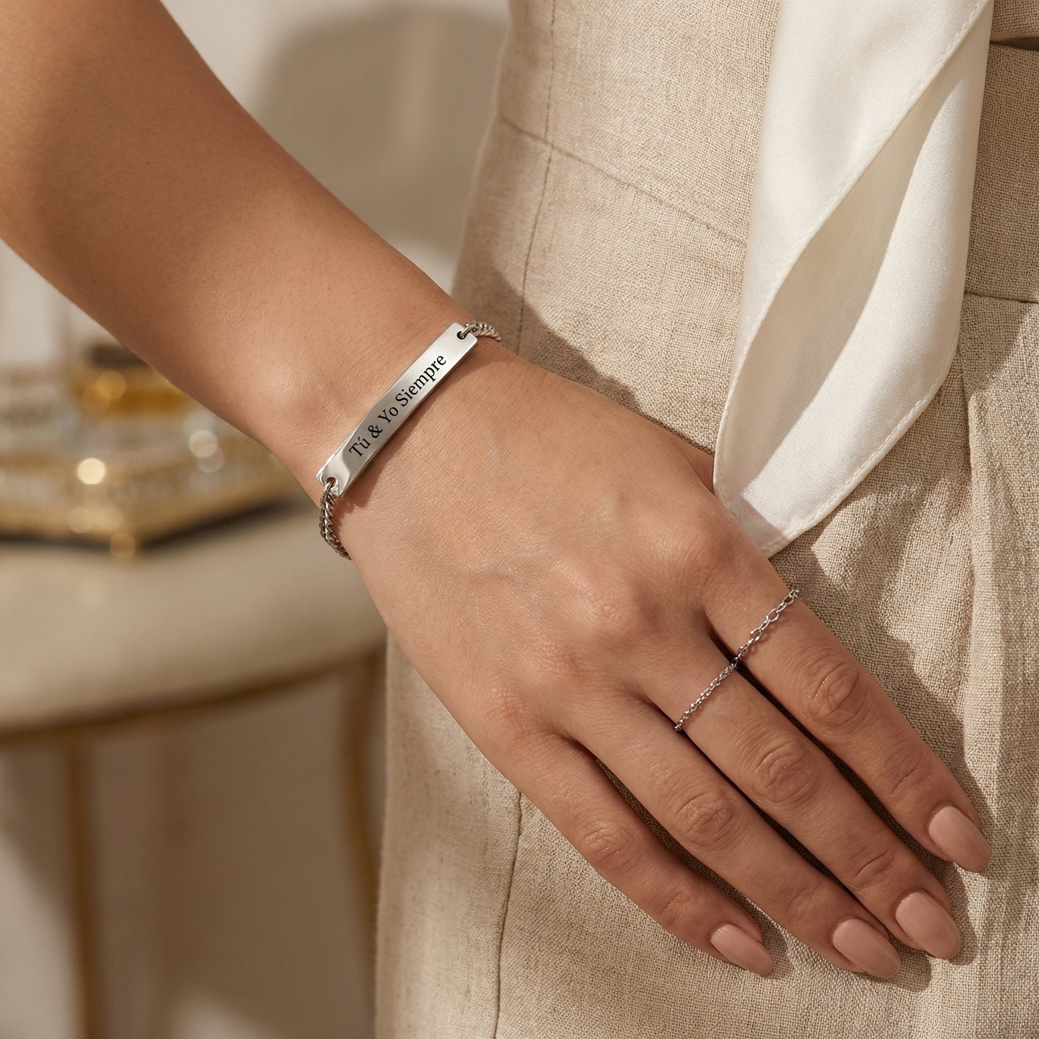 Pulsera Texto Personalizable - Tesoriel