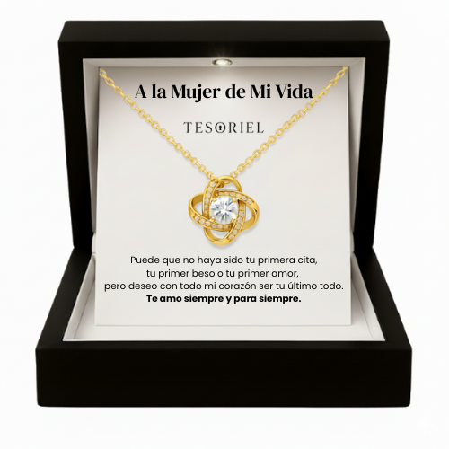 Colgante Universo Oro 18k Para Mi Mujer/Novia (Con Carta Dedicatoria a Escoger)