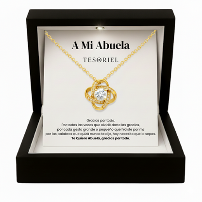 Colgante Universo Oro 18k Para Mi Madre/Abuela (Con Carta Dedicatoria a Escoger)