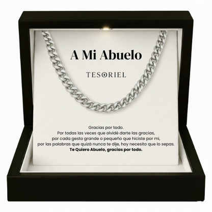 Cadena Cubana Para Mi Padre/Abuelo (Con Carta Dedicatoria a Escoger)