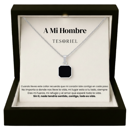 Colgante Confianza Para Mi Hombre/Novio (Con Carta Dedicatoria a Escoger)