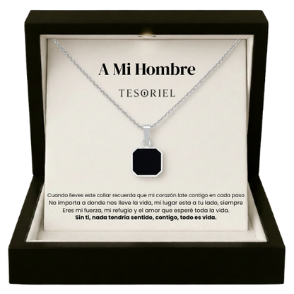 Colgante Confianza Para Mi Hombre/Novio (Con Carta Dedicatoria a Escoger)