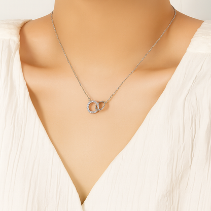 Colgante Aros Entrelazados