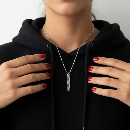Caja de Rosa | Collar Personalizable - Ojos