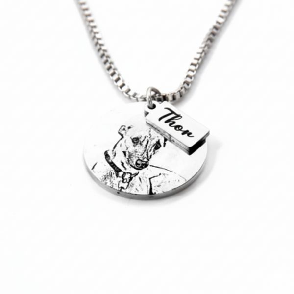 Colgante Personalizable - Mascota Silueta