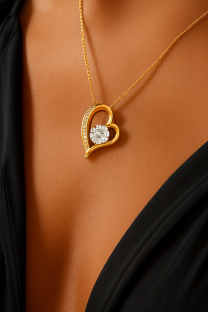 Colgante Corazón Eterno de Oro 18K