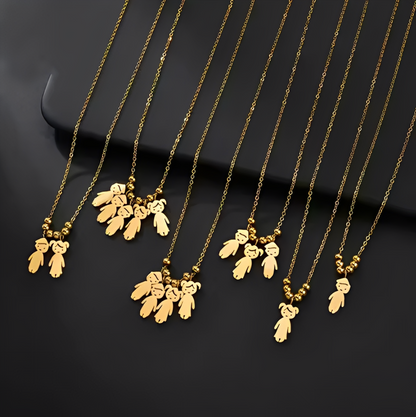 Colgante Descendientes Oro 18k Para Mi Madre/Abuela (Con Carta Dedicatoria a Escoger)