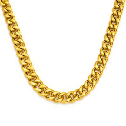 Cadena Cubana Oro 18k Para Mi Hijo (Con Carta Dedicatoria a Escoger)