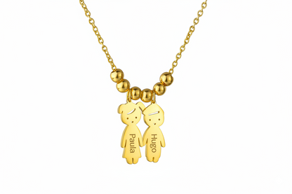 Colgante Descendientes Oro 18k Para Mi Madre/Abuela (Con Carta Dedicatoria a Escoger)