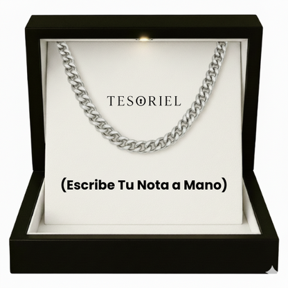 Cadena Cubana Para Mi Hombre/Novio (Con Carta Dedicatoria a Escoger)