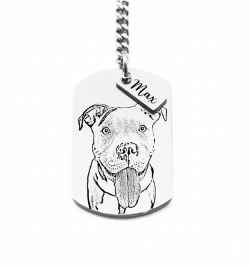 Llavero Personalizable - Perro Silueta