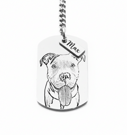 Llavero Personalizable - Perro Silueta