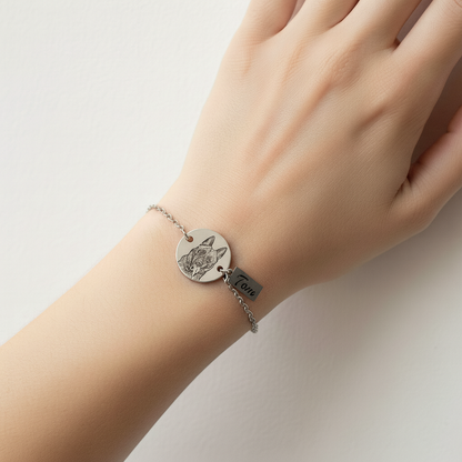 Pulsera Personalizable - Mascota Silueta