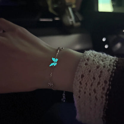 Pulsera Mariposa Azul Sueño Luminoso
