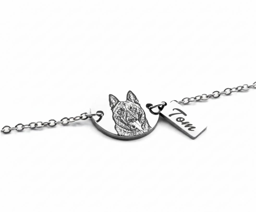 Pulsera Personalizable - Mascota Silueta