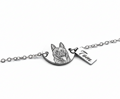 Pulsera Personalizable - Mascota Silueta