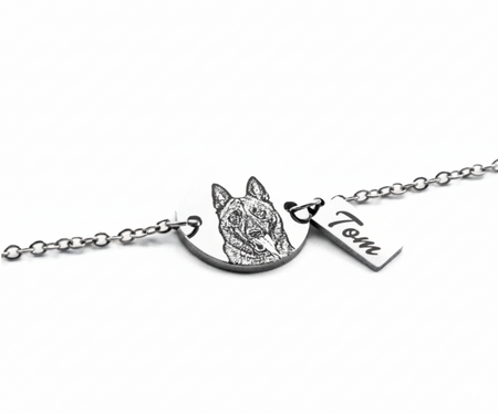 Pulsera Personalizable - Mascota Silueta