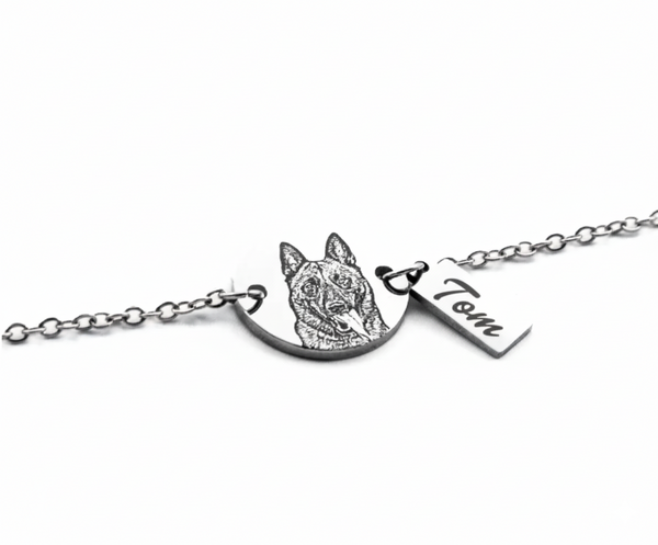 Pulsera Personalizable - Mascota Silueta